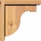 Ekena Millwork Del Monte Smooth Corbel w/Backplate, Western Red Cedar, 5 1/2"W x 10"D x 10"H COR06X10X10DEL01SWR - alternate 4